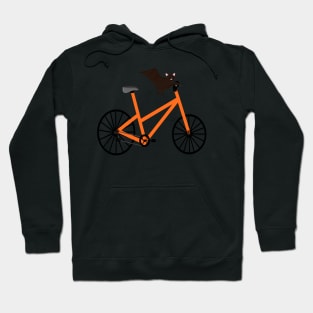 Bat On A Bicycle Hoodie